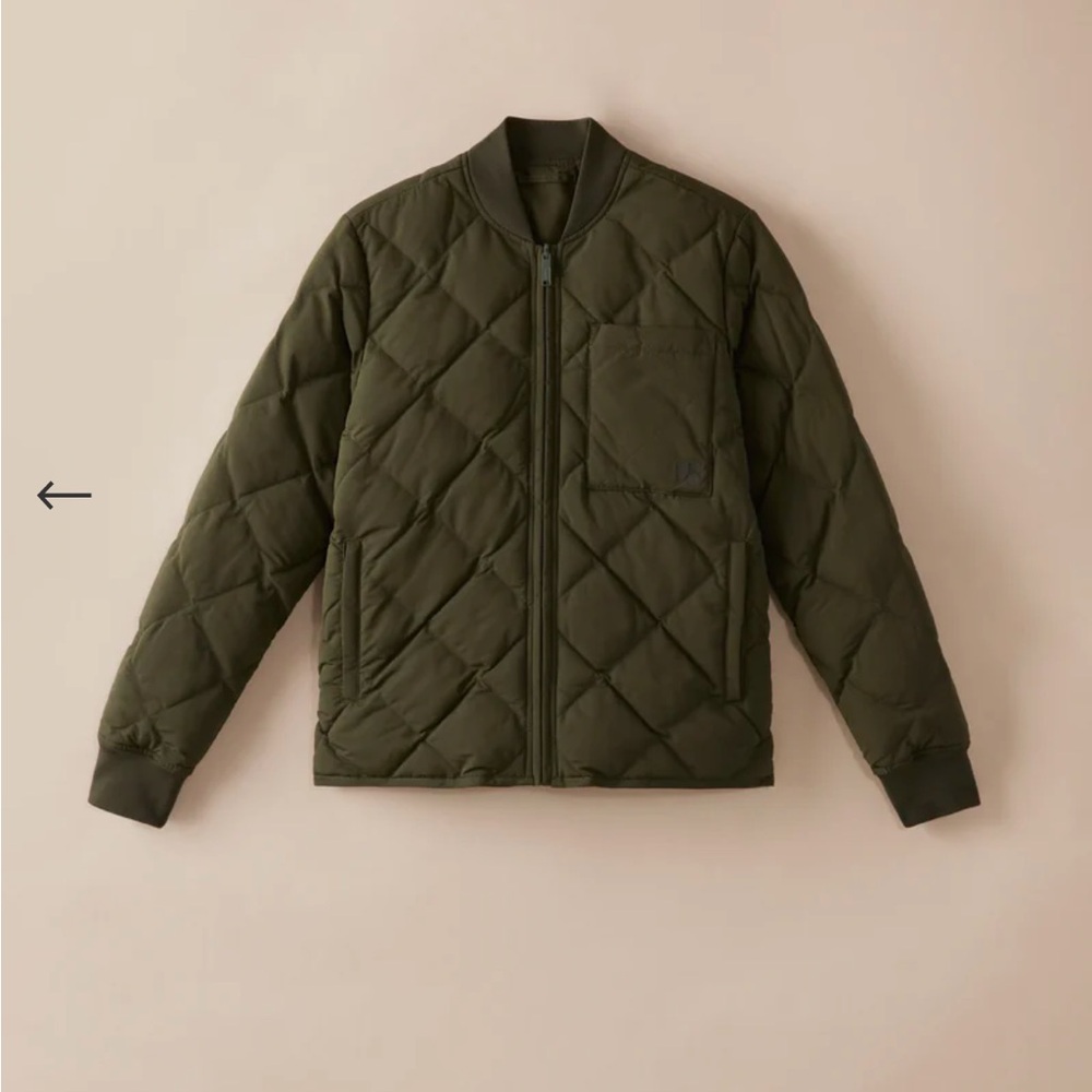 FRANK AND OAK The Skyline Reversible Bomber in Rosin